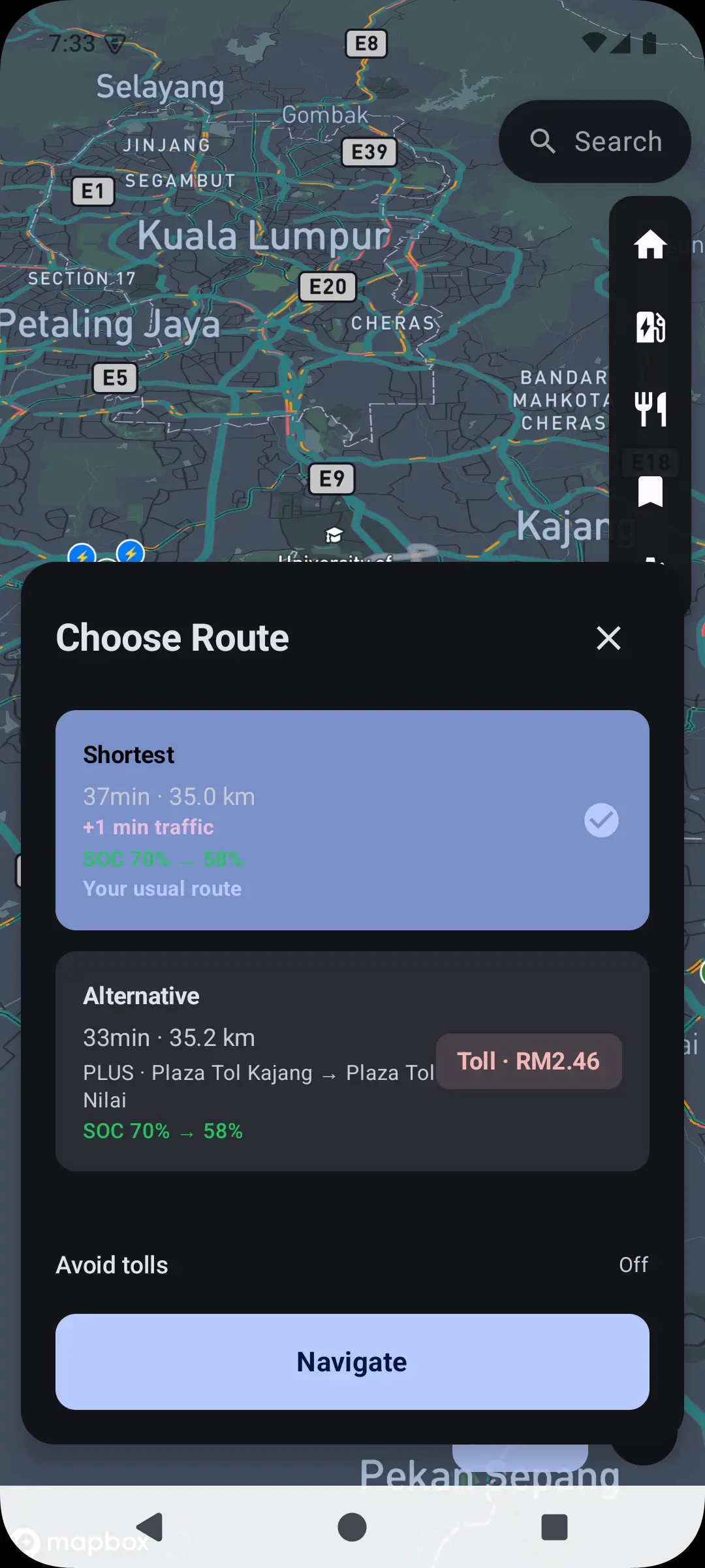 EV Navigator screenshot 5