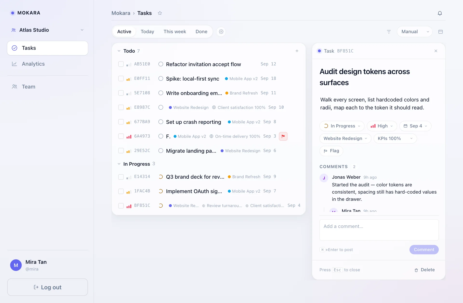 Mokara screenshot 2