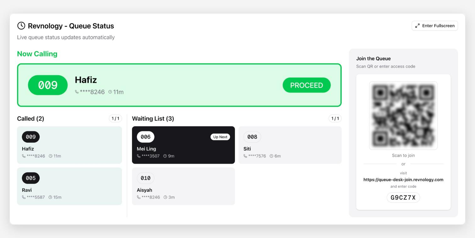 Queue Desk screenshot 2