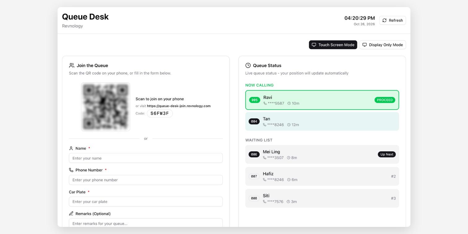 Queue Desk screenshot 4