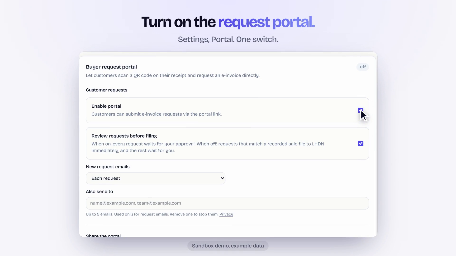 envoice screenshot 1
