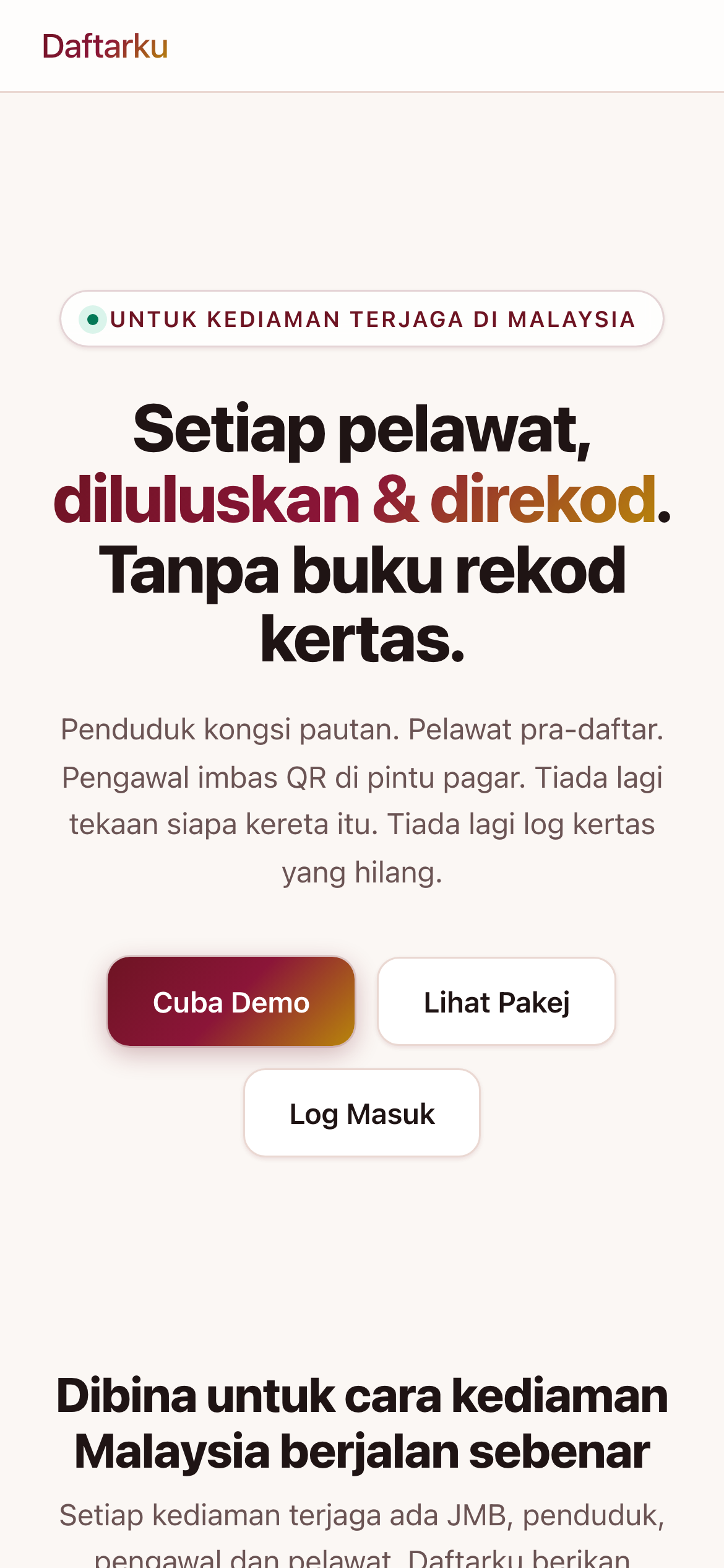 DaftarKu screenshot 2