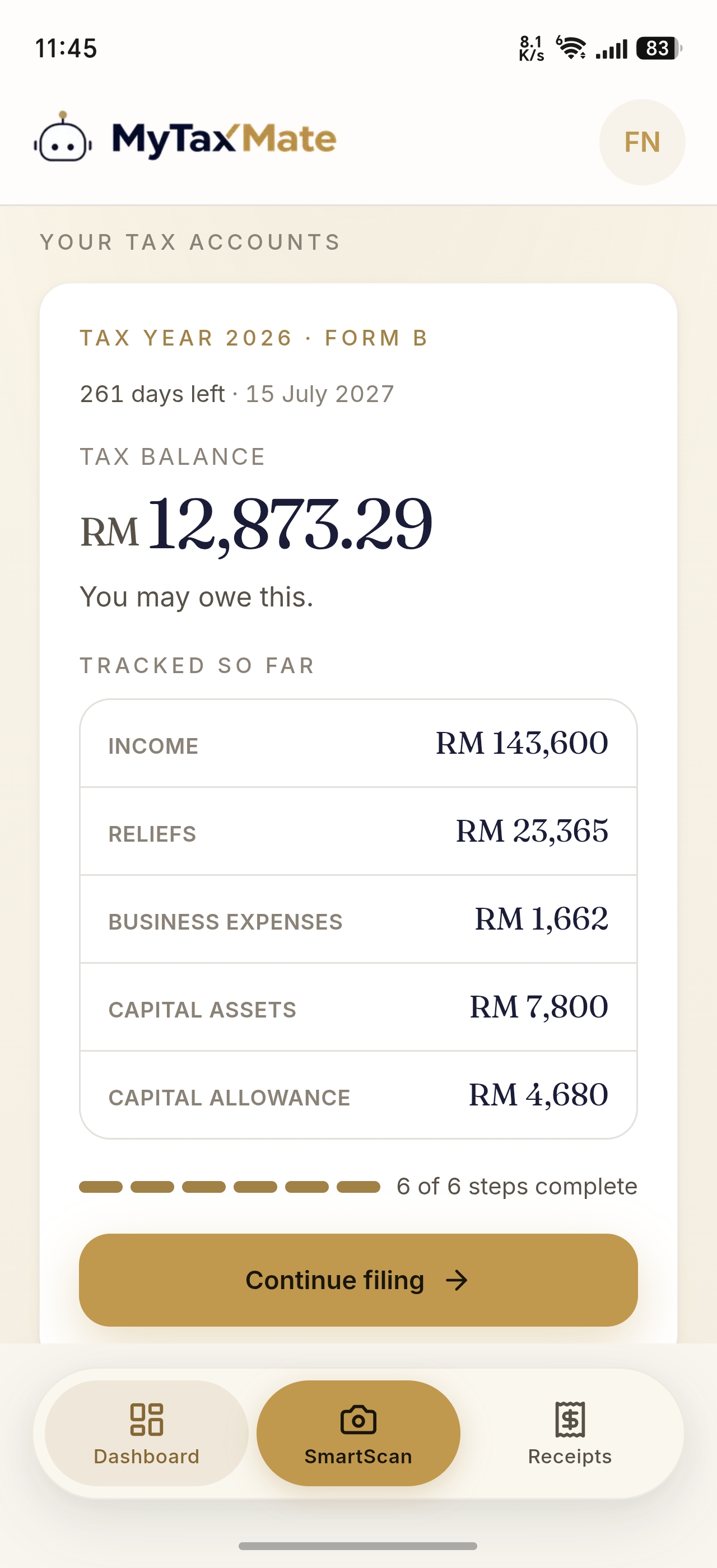 MyTaxMate screenshot 1