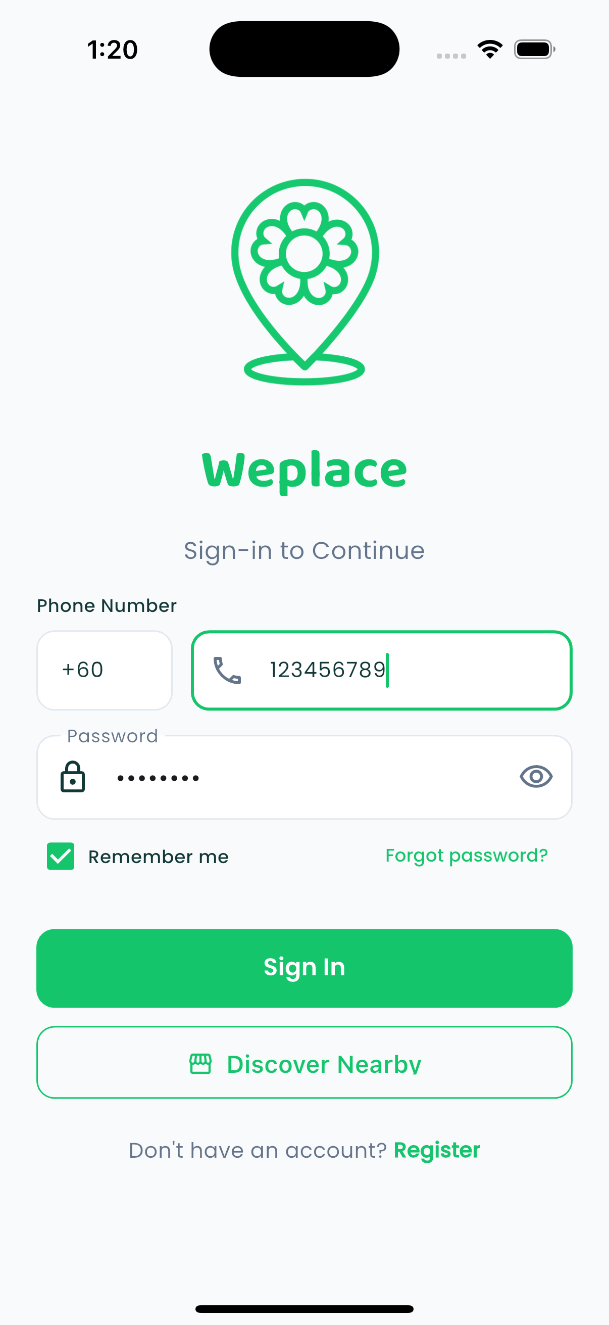 Weplace screenshot 1