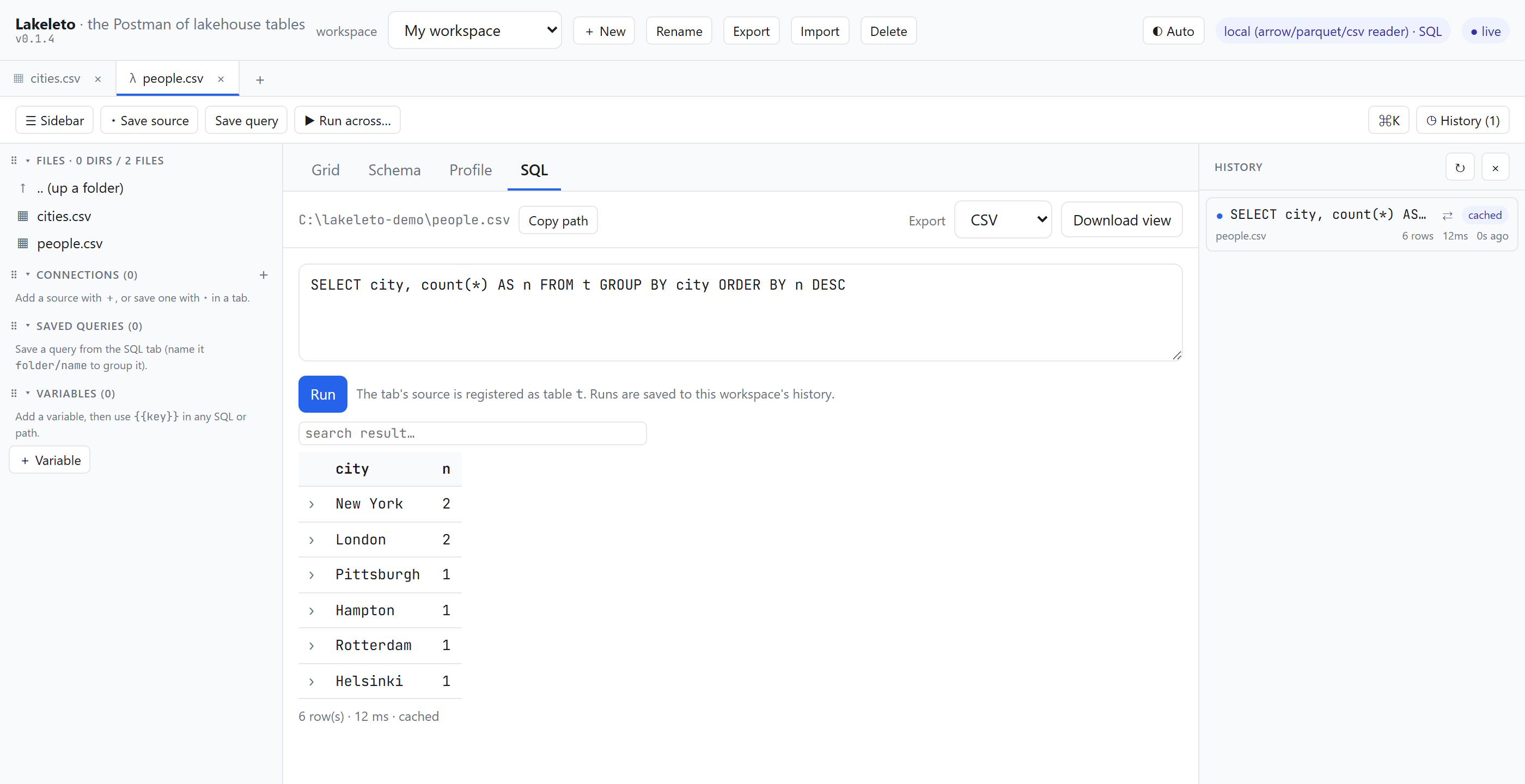 Lakeleto screenshot 1