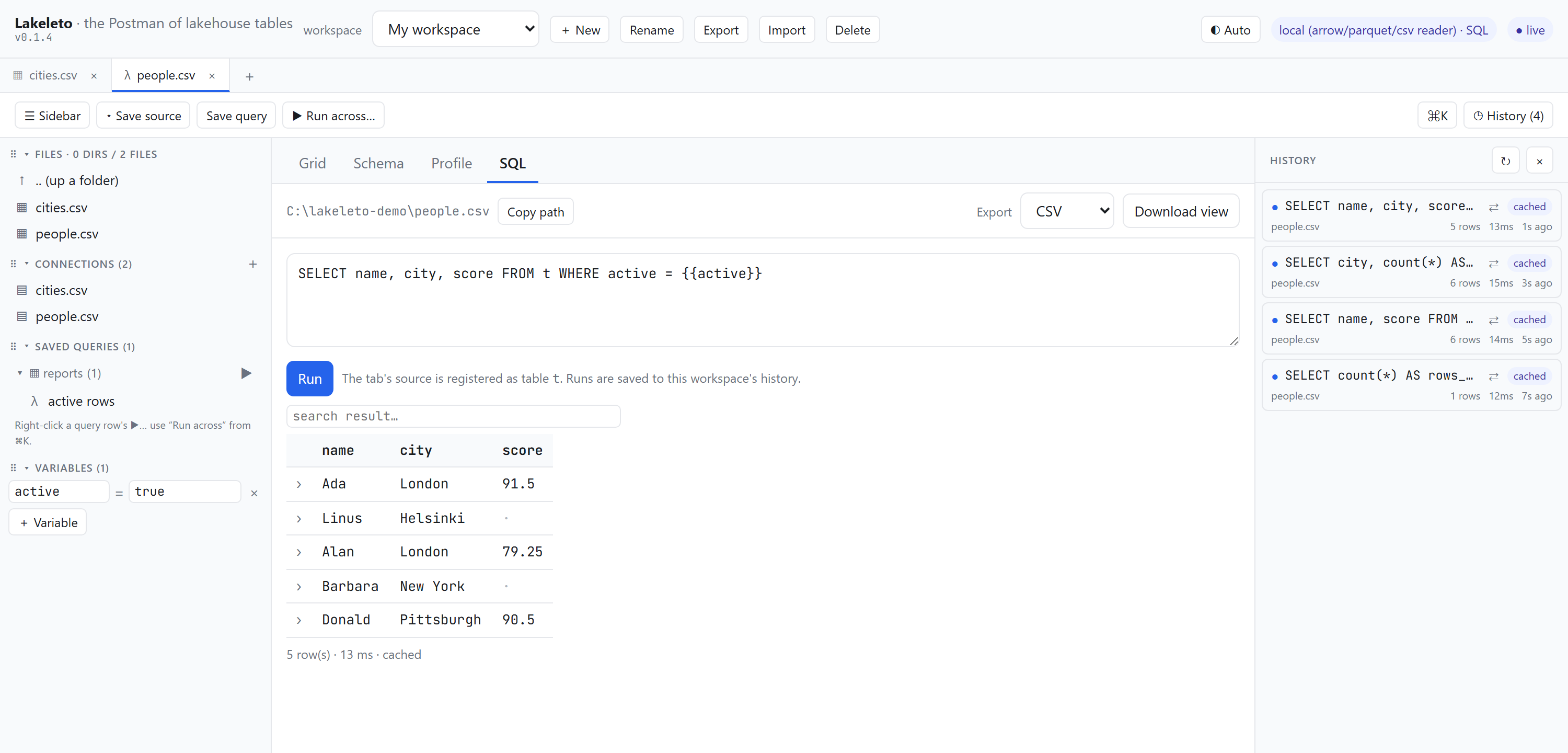 Lakeleto screenshot 2